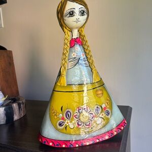 Vintage Signed Sermel Tonala Mexico Papier Mache Signed